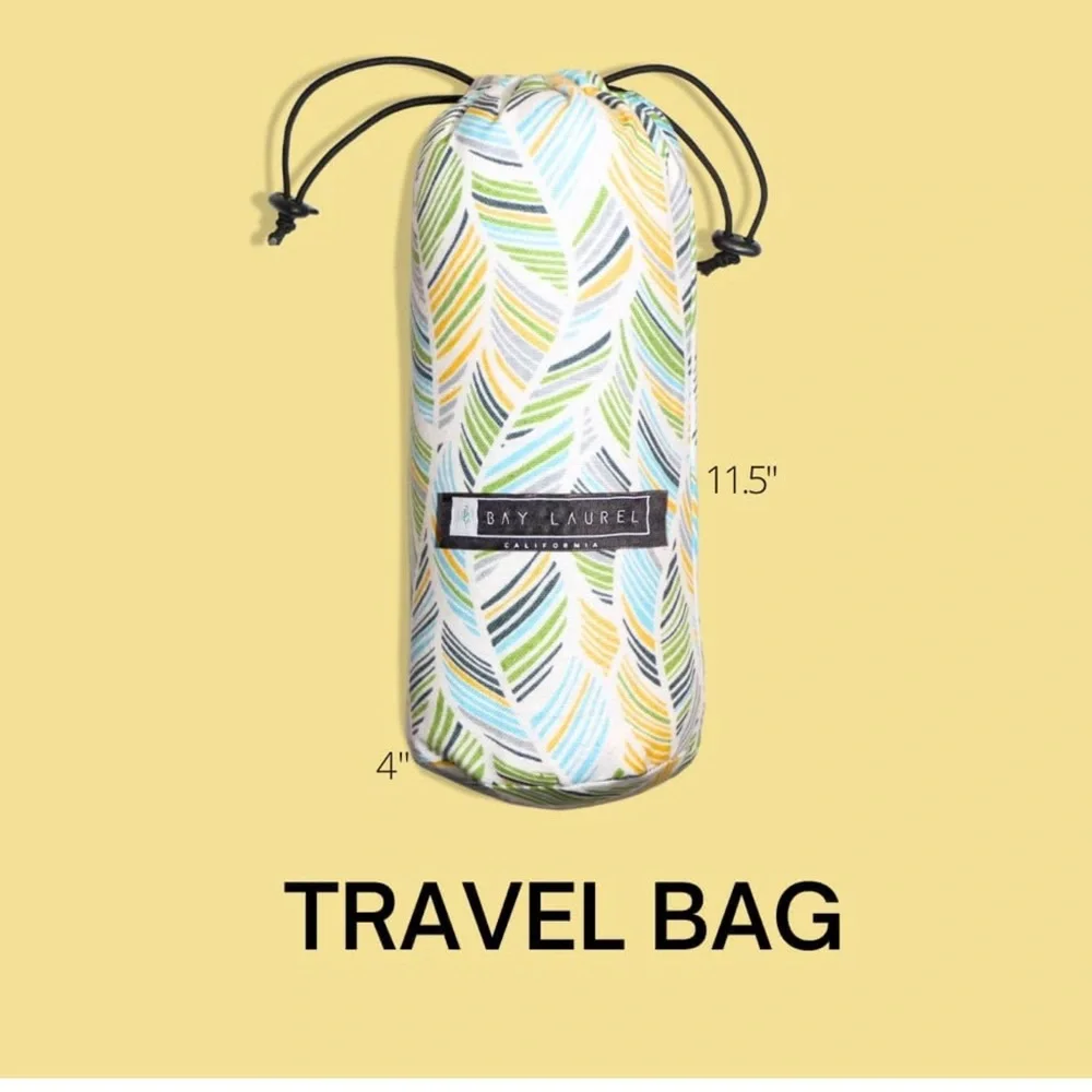 NWT BAY LAUREL Turkish Beach Towel with Travel Bag 71